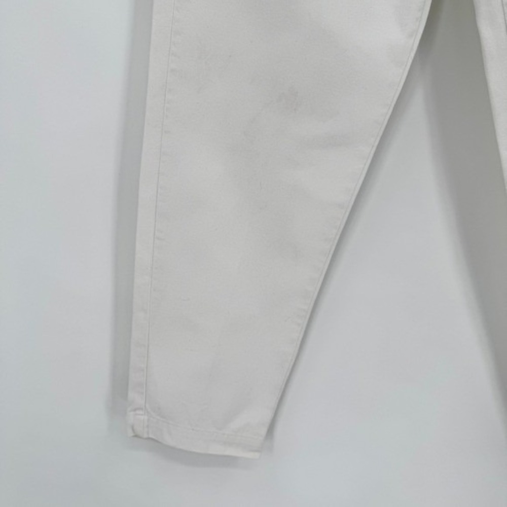 Dockers Vtg High-Waisted Tapered Women's White Trousers Sz 6 - Picture 4 of 16